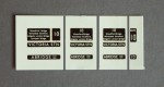 Cutting the Transfer Card into Four Sections 